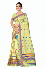 RAW ART SILK MEKHELA CHADOR