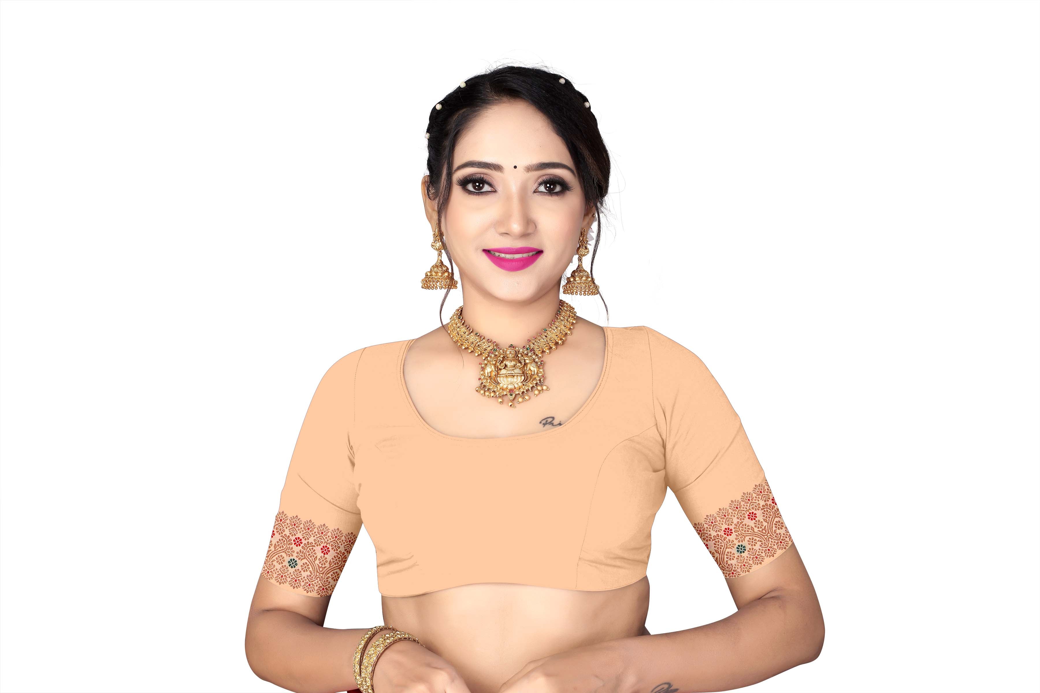 FIX PAARI PEACH MIXPAT MEKHELA CHADOR