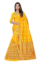 MIXPAT MEKHELA CHADOR ( BRIGHT YELLOW )