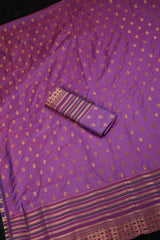 MIXPAT MEKHELA CHADOR ( LAVENDER COLOUR )